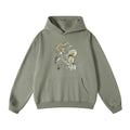 Hawaiian Hoodie For Men Dragon Flight Print Hoodie